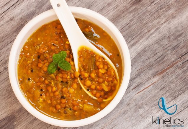 Recipe: Lemony lentil soup (Vegan)