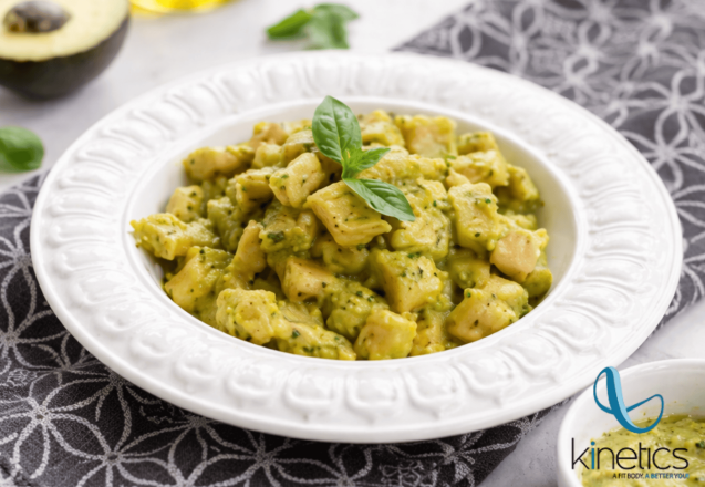 Cauliflower gnocchi with Green Pesto (Vegetarian)